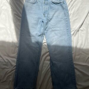 ZARA Light Blue Straight Jeans